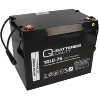 Q-Batteries 12LC-75 / 12V - 77Ah Blei Akku Zyklentyp