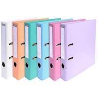 Exacompta 53044E 10er Pack Premium PVC-Ordner Prem ́Touch Pastell.