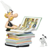 Plastoy SAS 128 - Asterix sitzt auf Bücherstapel *