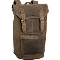 GREENBURRY - Rucksack Vintage Retro Rucksack Rucksäcke Braun Herren