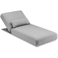 Kettler Ego Gartenliege verstellbar 213x90x33cm Sunbrella Hellgrau