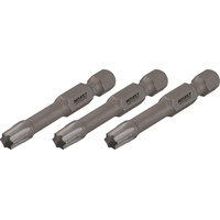 HAZET Schlag-, Maschinenschrauber-Torsions-Bits 2223SLG-T10/3 Sechskant massiv 6,3 (1/4 Zoll)