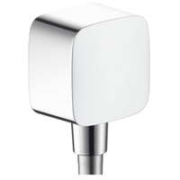 Hansgrohe Fixfit Schlauchanschluss mit Rückflussverhinderer und Kunststoffwinkel