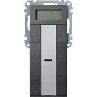 Merten Taster 4-fach plus mit Raumtemperaturregler anthrazit,