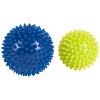 Hudora Fitness Massage-Ball 2 Stück, lemon/blau, 76769