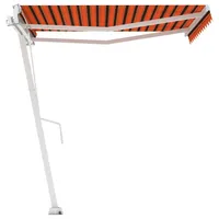 VidaXL Standmarkise Automatisch 350 x 250 cm orange
