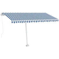 VidaXL Markise 400 x 300 cm blau