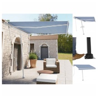 VidaXL Standmarkise Automatisch 300 x 250 cm blau