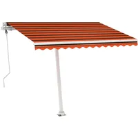 VidaXL Standmarkise Automatisch 300 x 250 cm orange