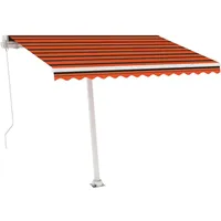 VidaXL Markise 300 x 250 cm orange und braun