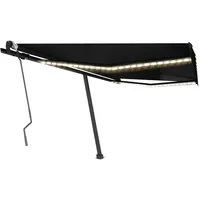 VidaXL Gelenkarmmarkise 450 x 300 cm anthrazit