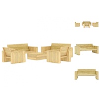 VidaXL Garten-Lounge-Set 5-tlg. Kiefernholz braun