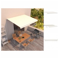 VidaXL Gelenkarmmarkise 400 x 350 cm creme