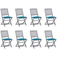 VidaXL Klappbare Gartenstühle 22,2 x 45 x 91 cm