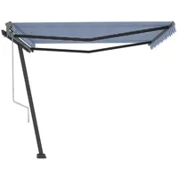 VidaXL Standmarkise Automatisch 400 x 300 cm blau
