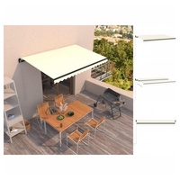 VidaXL Gelenkarmmarkise 450 x 350 cm creme 3069197