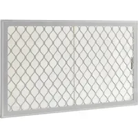 Globel Fenster-Kit 2 124 x 75 cm Silber-Metallic