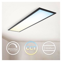 B.K.Licht LED Panel, LED Deckenleuchte, Lampe, Wohnzimmerlampe, Schlafzimmerlampe, 100x25x6,5