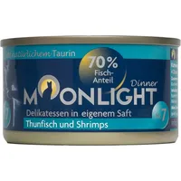 MOONLIGHT Katzennassfutter Nr. 7 Thunfisch und Shrimps 80 g
