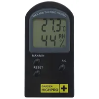 Garden Highpro HYGROTHERMO BASIC | Thermometer-Hygrometer | Minimum-Maximum |