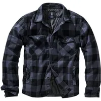 Brandit Textil Brandit Lumber Hemdjacke schwarz/grau, Größe XL