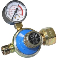 CFH Propanregler mit Manometer, 1-4 bar stufenlos regelbar
