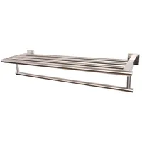 MS Beschläge Edelstahl matt gebürstet 595mm 5 Stangen Handtuchhalter
