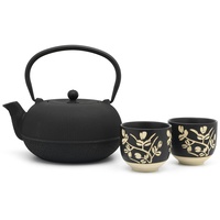 Bredemeijer Teeset Sichuan 1,0l Gusseisen + 2 Porzelanb. 153013