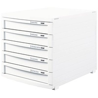HAN Schubladenbox weiß 1505-12 DIN B4, mit 5 Schubladen