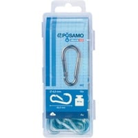 POSAMO PÖSAMO Feuerwehr-Karabinerh.(SB) galZn 40x4mm a 15Stk Box