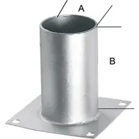 E-NORMpro Aufschraubhülse für 80 Rundholz