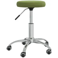 VidaXL Massagehocker Samt Hellgrün