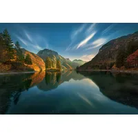 Papermoon "Photo-Art KRZYSZTOF BROWKO, MAGISCHER See bunt, B:2,5m L:1,86m,