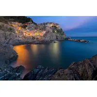 Papermoon "Photo-Art RENEE DOYLE, MANAROLA-LEBENSSTIL", bunt, B:2,5m L:1,86m, Vlies,