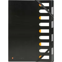 Exacompta Ordnungsmappe Exactive 9 Fächer schwarz