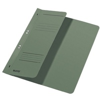 Leitz Ösenhefter 3741 Karton grün DIN A4, halber Deckel,