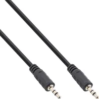 InLine Klinke Kabel (2 m, 3,5mm Klinke (AUX)), Audio