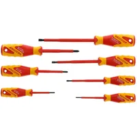 Gedore VDE Schraubendreher-Set 7teilig Schlitz, Kreuzschlitz Phillips