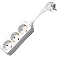 Goobay 51293 Steckdosenleiste, 1,5 m Weiß,