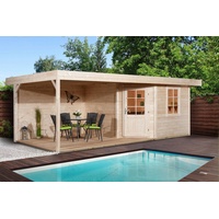 Weka Designhaus 213 B 5,41 x 2,38 m natur