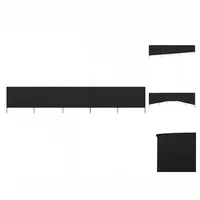 VidaXL Windschutzgewebe 600 x 120 cm schwarz