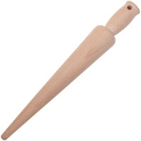 Westmark Waffel- und Eishörnchenformer, Länge: 28 cm, unbehandeltes Buchenholz,