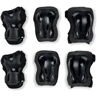 Rollerblade SKATE GEAR JUNIOR 3 Pack black - XXS