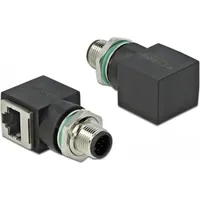 DeLock / RJ45 Netzwerk Adapter [1x M12-Stecker - 1x