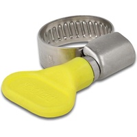 DeLock Schlauchschelle mit Flügelmutter 13 mm 10 Stück gelb