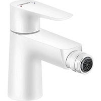 Hansgrohe Talis E Einhebel-Bidetarmatur mit Zugstangen-Ablaufgarnitur, Mattweiß