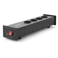Dynavox HiFi-Steckdosenleiste X1000B, Schwarz