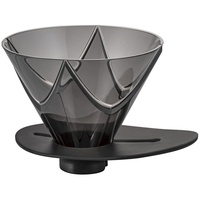 Hario V60 Mugen Kaffee-Tropfer, Größe 02, transparent schwarz