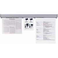 Franken Papierklemmschiene, selbstklebend, Länge: 1.180 mm