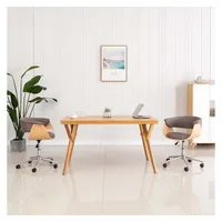 VidaXL Esszimmerstühle 2 Stk. Taupe Stoff